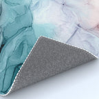 Beachy Pastel Flowing Ombre Abstract Rug Gallery Image 4