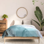 Beachy Pastel Flowing Ombre Abstract Comforter Gallery Image 3
