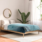 Beachy Pastel Flowing Ombre Abstract Comforter Gallery Image 2