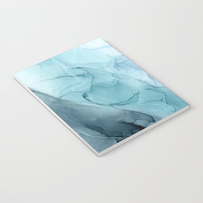 Beachy Pastel Flowing Ombre Abstract Notebook Gallery Image 3