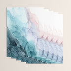 Beachy Pastel Flowing Ombre Abstract Wrapping Paper Gallery Image 3