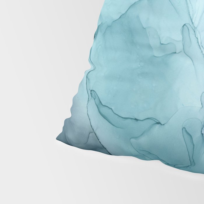 Beachy Pastel Flowing Ombre Abstract Pillow Sham Gallery Image 4