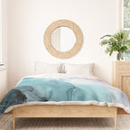 Beachy Pastel Flowing Ombre Abstract Duvet Cover Gallery Image 3