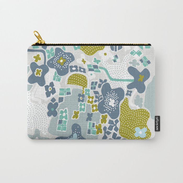 City life botanical park soft grey Carry All Pouch Gallery Image 1