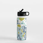 City life botanical park soft grey Water Bottle Gallery Image 1