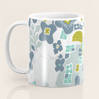 City life botanical park soft grey Coffee Mug Gallery Image 3