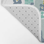 City life botanical park soft grey Bath Mat Gallery Image 2