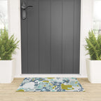 City life botanical park soft grey Welcome Mat Gallery Image 3