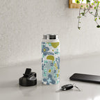 City life botanical park soft grey Water Bottle Gallery Image 4