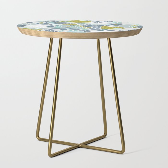 City life botanical park soft grey Side Table Gallery Image 1