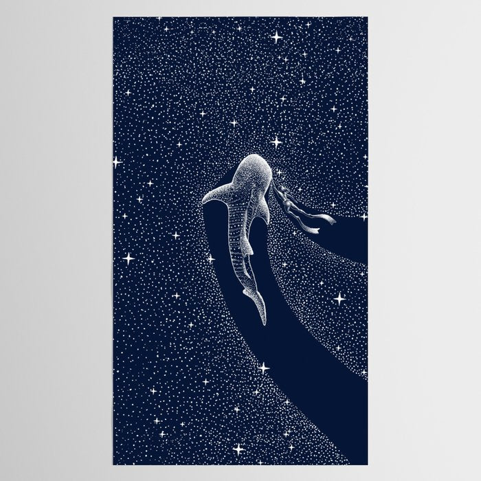 Star Eater And Diver Tablecloth Gallery Image 2