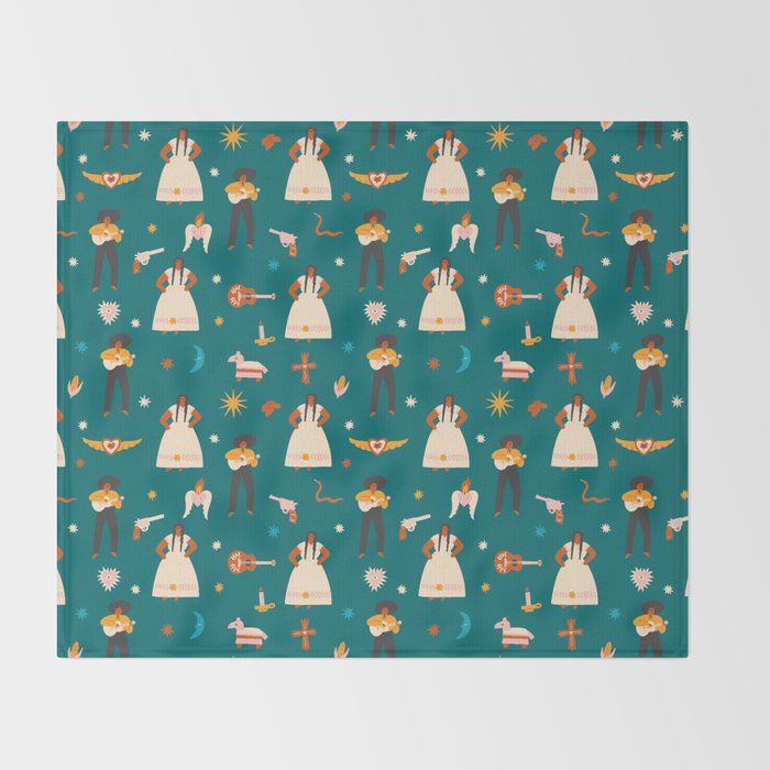 La vida buena Throw Blanket Gallery Image 2