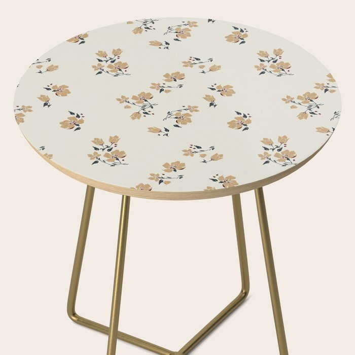 VINTAGE FLORAL NEUTRAL Side Table Gallery Image 2