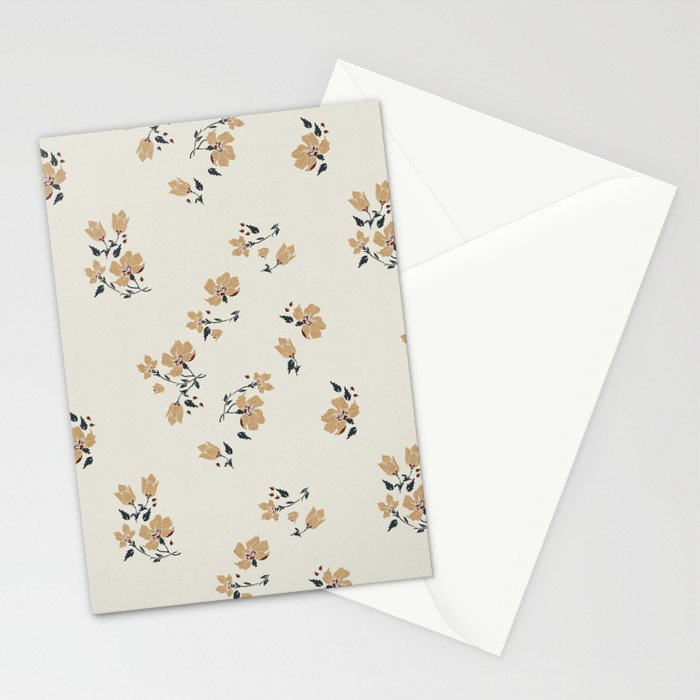VINTAGE FLORAL NEUTRAL Stationery Card Gallery Image 2