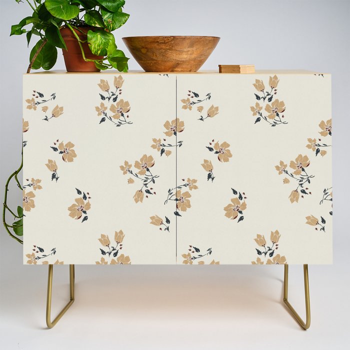 VINTAGE FLORAL NEUTRAL Credenza Gallery Image 1