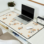 VINTAGE FLORAL NEUTRAL Desk Mat Gallery Image 2