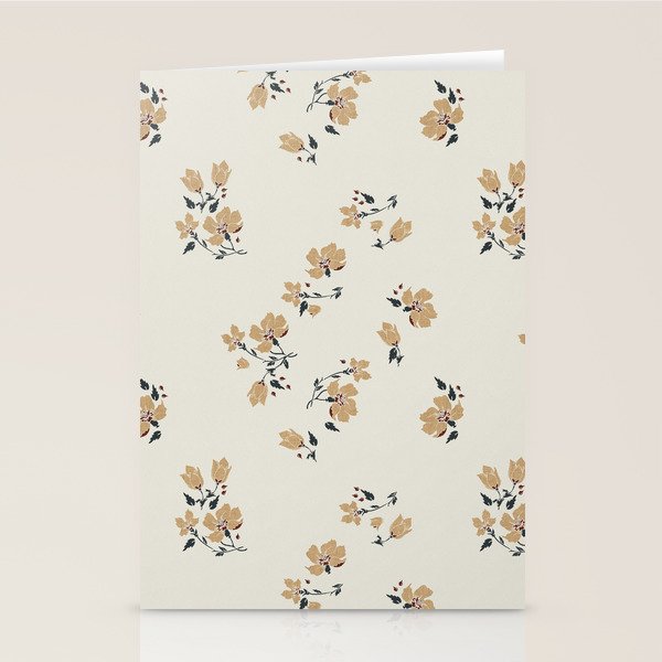 VINTAGE FLORAL NEUTRAL Stationery Card Gallery Image 2