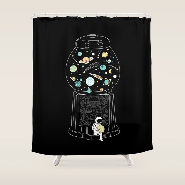 My Childhood Universe 2 Shower Curtain Gallery Image 1