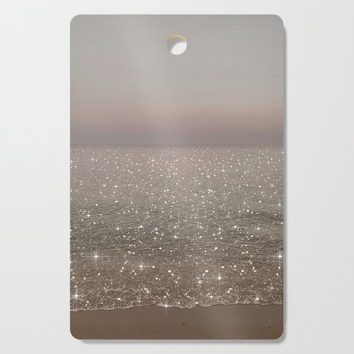 Beach Ocean Glitter Cutting Board Gallery Image 1