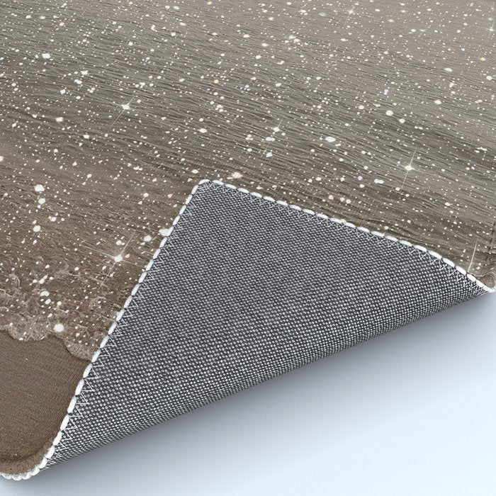 Beach Ocean Glitter Rug Gallery Image 4