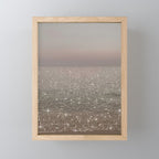 Beach Ocean Glitter Mini Art Print Gallery Image 1
