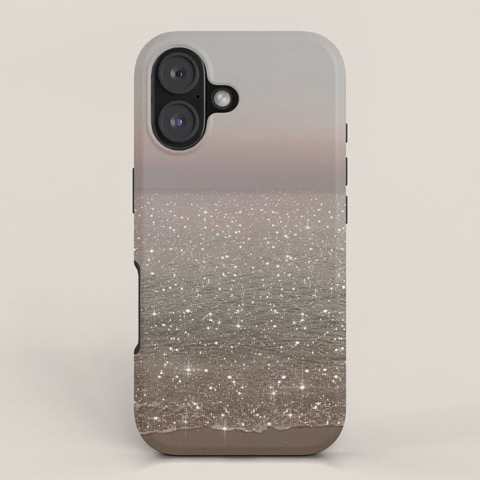 Beach Ocean Glitter iPhone Case Gallery Image 1