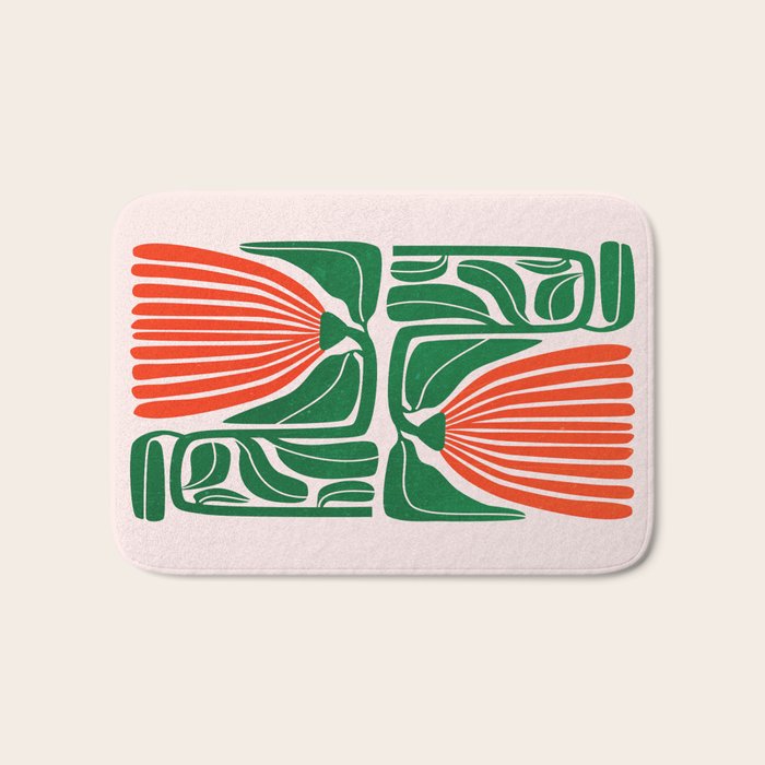 Pippin & Ferns: Les Fleurs | Flower Market 01 Bath Mat Gallery Image 1