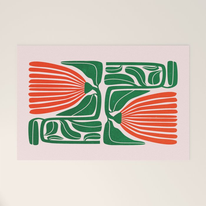 Pippin & Ferns: Les Fleurs | Flower Market 01 Welcome Mat Gallery Image 1