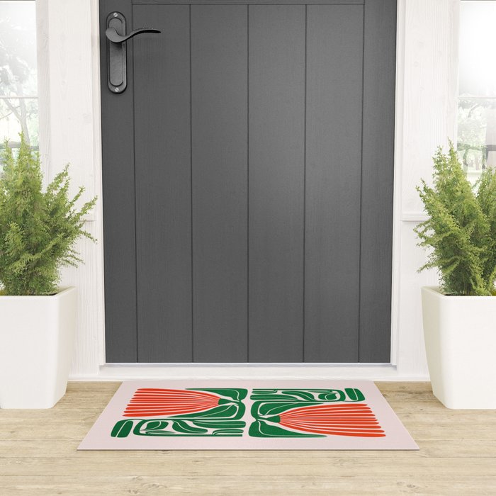 Pippin & Ferns: Les Fleurs | Flower Market 01 Welcome Mat Gallery Image 3
