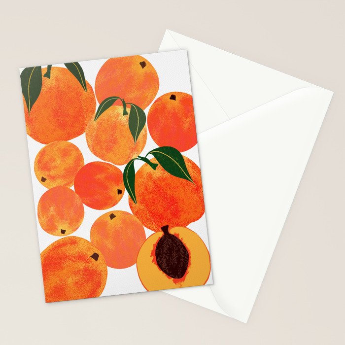 Peach Harvest Stationery Card Gallery Image 2