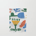 Retro spring flower nature drawing Wall Hanging Gallery Image 1