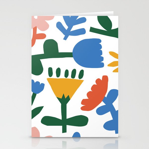 Retro spring flower nature drawing Stationery Card Gallery Image 2