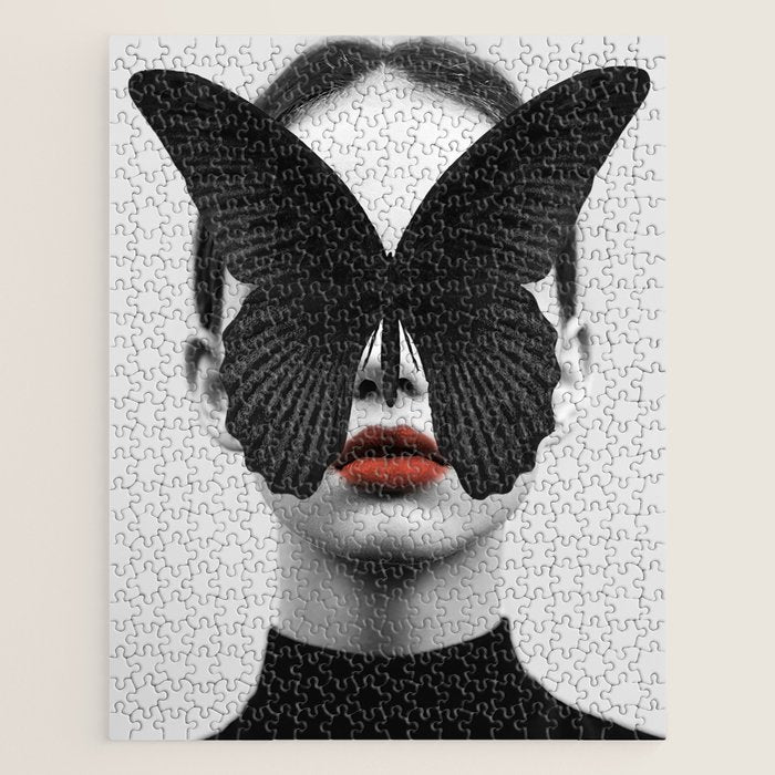 BLACK BUTTERFLY Jigsaw Puzzle Gallery Image 1