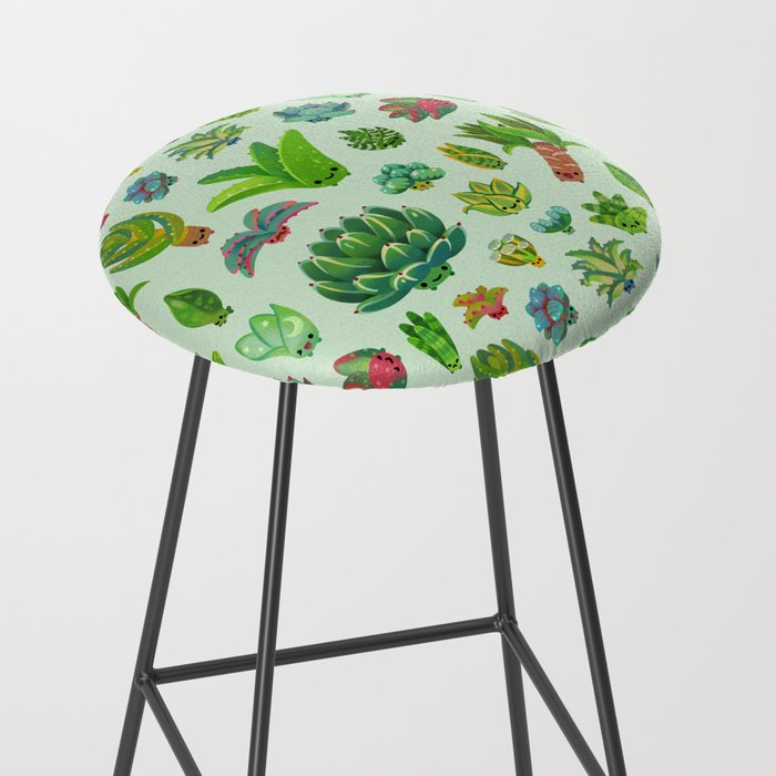 Baby succulent 1 - light Stool Gallery Image 2