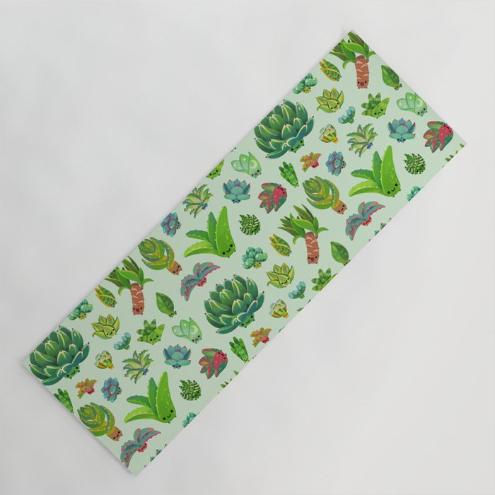 Baby succulent 1 - light Yoga Mat Gallery Image 1