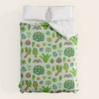 Baby succulent 1 - light Duvet Cover Gallery Image 6