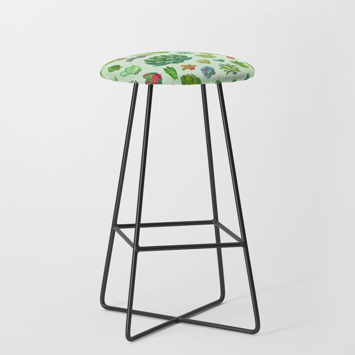 Baby succulent 1 - light Stool Gallery Image 1