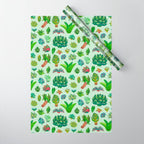 Baby succulent 1 - light Wrapping Paper Gallery Image 1