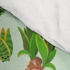 Baby succulent 1 - light Comforter Gallery Image 4