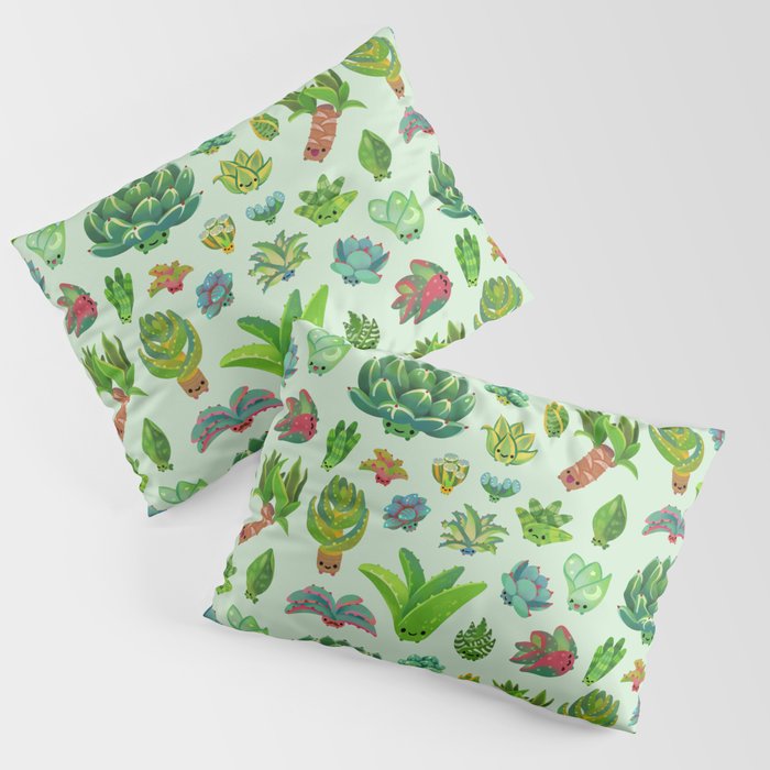 Baby succulent 1 - light Pillow Sham Gallery Image 3