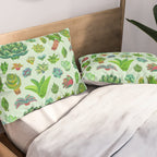 Baby succulent 1 - light Pillow Sham Gallery Image 2