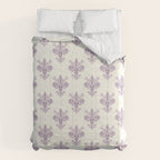 French Lavender Fleur De Lis Comforter Gallery Image 6
