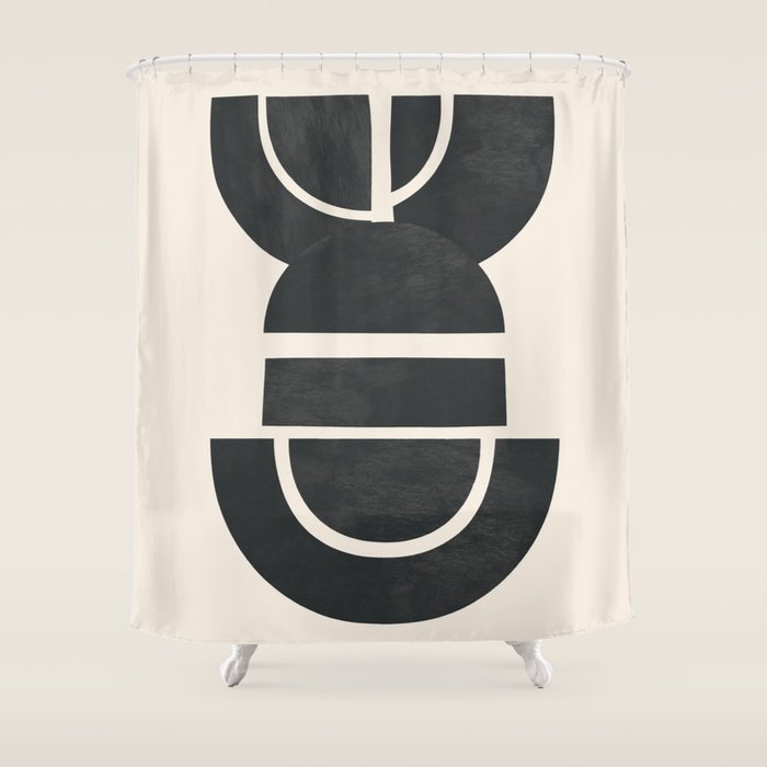 Geometric Rhythm 2 Shower Curtain Gallery Image 1