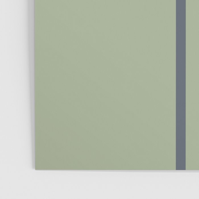 Minimalist Modern Color Block Abstract in Sage Green, Light Silver Gray, and Beige Poster Gallery Image 3