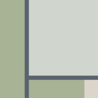 Minimalist Modern Color Block Abstract in Sage Green, Light Silver Gray, and Beige Coffee Mug Gallery Image 2