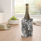 Dark abstract bloom over golden lines Wine Chiller Gallery Image 4