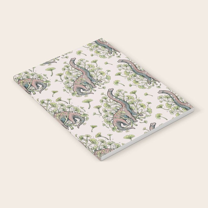 Brachio Ginkgo | Dinosaur Botanical Art Notebook Gallery Image 1