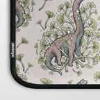 Brachio Ginkgo | Dinosaur Botanical Art Laptop Sleeve Gallery Image 3