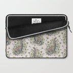 Brachio Ginkgo | Dinosaur Botanical Art Laptop Sleeve Gallery Image 2