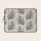 Brachio Ginkgo | Dinosaur Botanical Art Laptop Sleeve Gallery Image 1